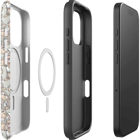 Disney Bambi Thumper Character Pattern iPhone 16 Pro Magsafe Impact Case